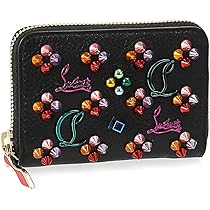 ルブタン コインケース Panettone coin purse ブラック カーフレザー - Accessories
